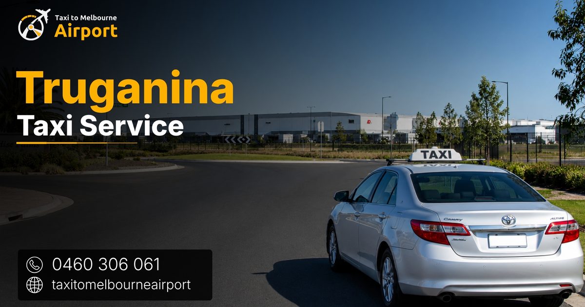 Taxi to Melbourne Airport on a street in Truganina