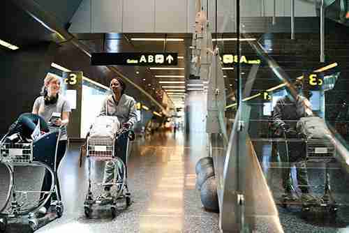 Arrival at Melbourne Airport